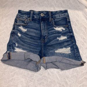 Curvy High Rise Shorts